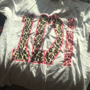 One Direction leopard print T-shirt